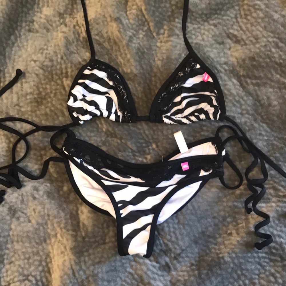 Zebra print dolls bikini